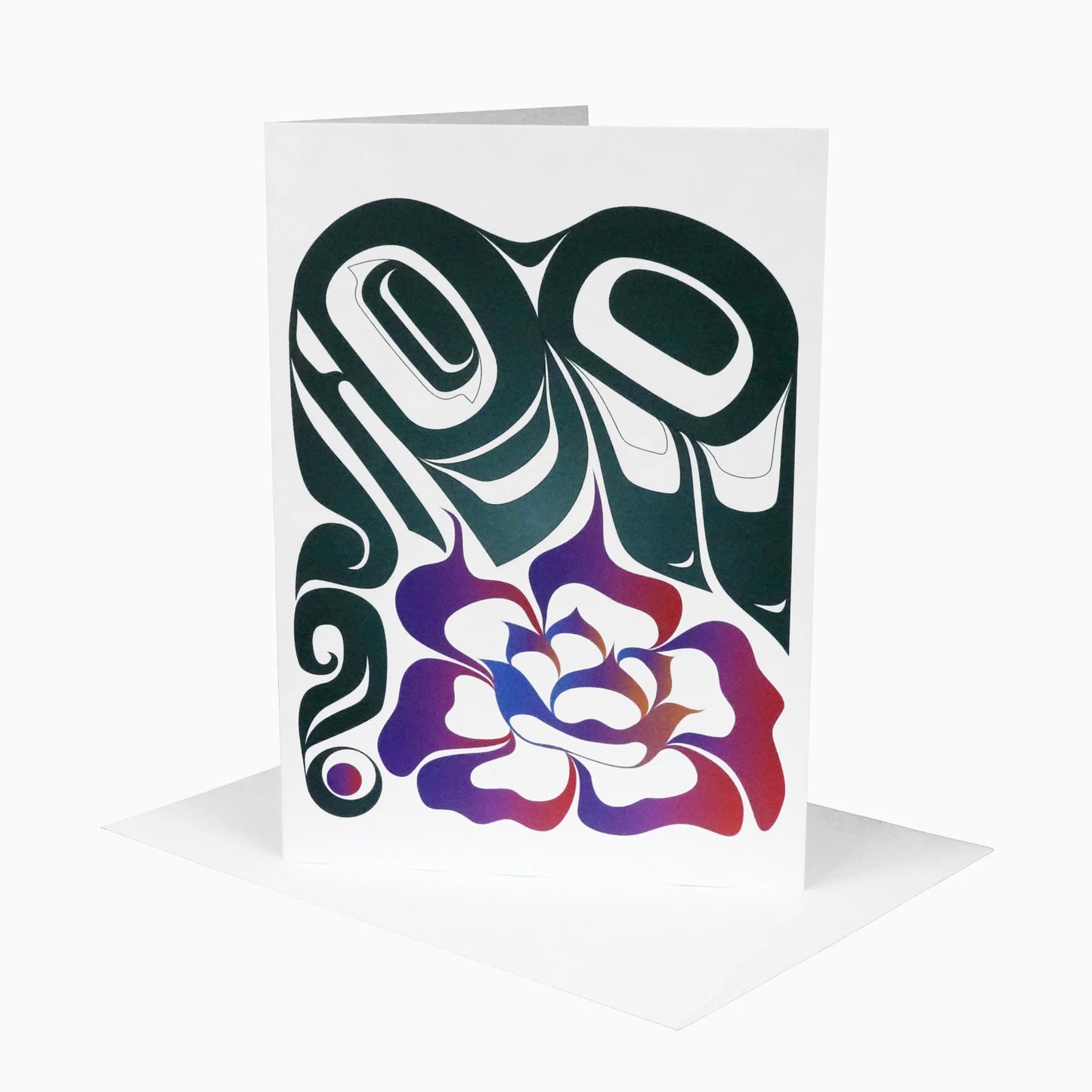 Notecard - Raven and the Rose