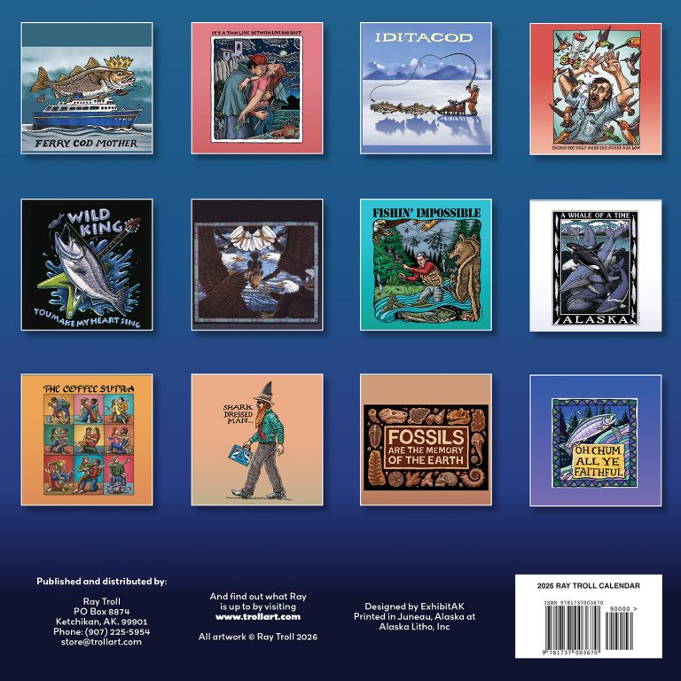 2026 Ray Troll Calendar