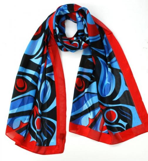 Bill Helin Raven Poly Scarf