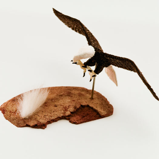 Bird of Prey Ivory Sculpture