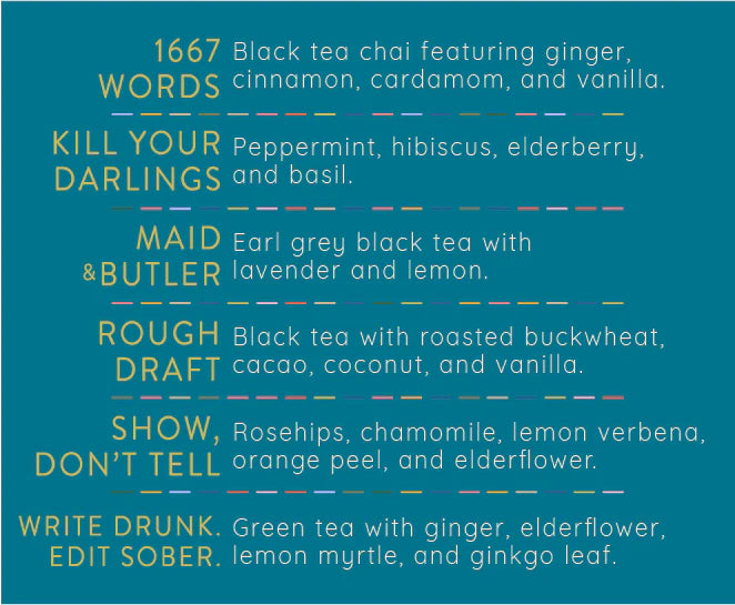 Cliché Teas - Reader's Tea Sets