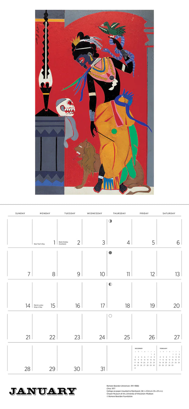 Romare Bearden 2024 Wall Calendar