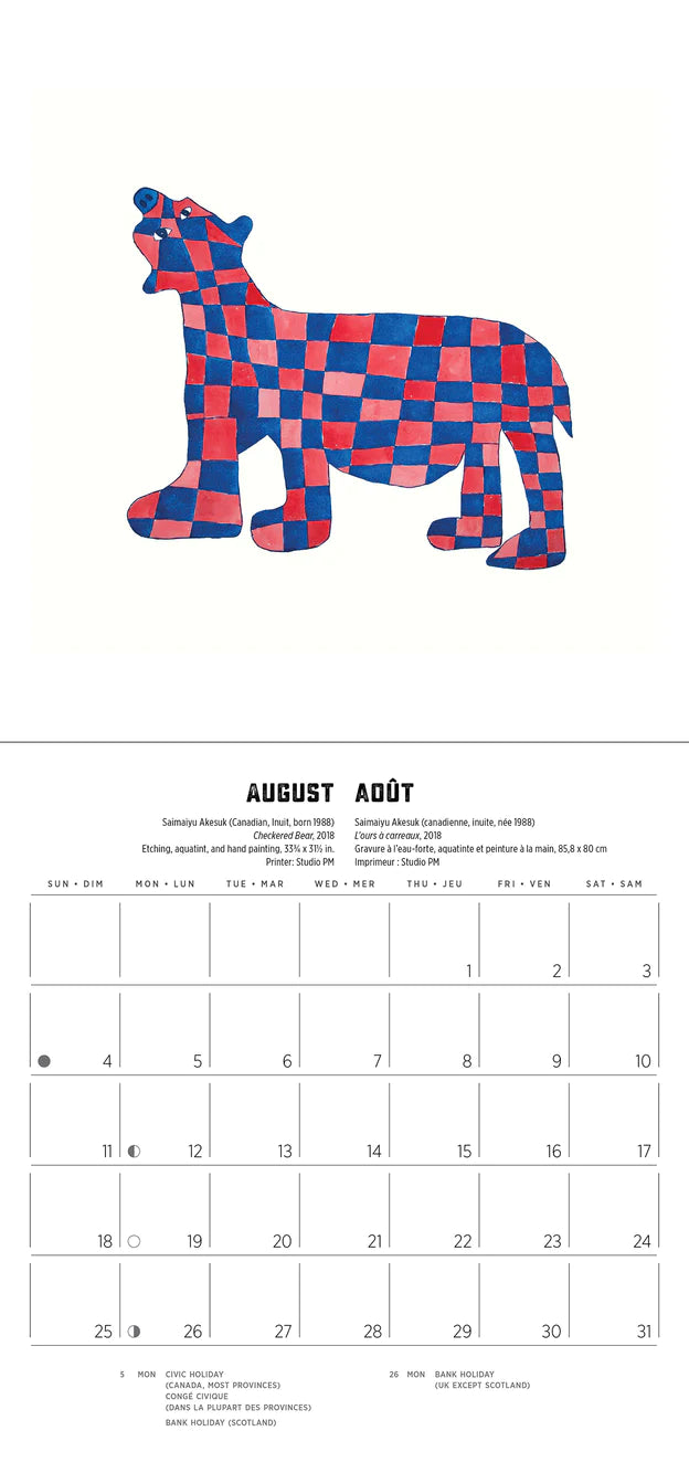 Inuit Art: Kinngait 2024 Mini Wall Calendar
