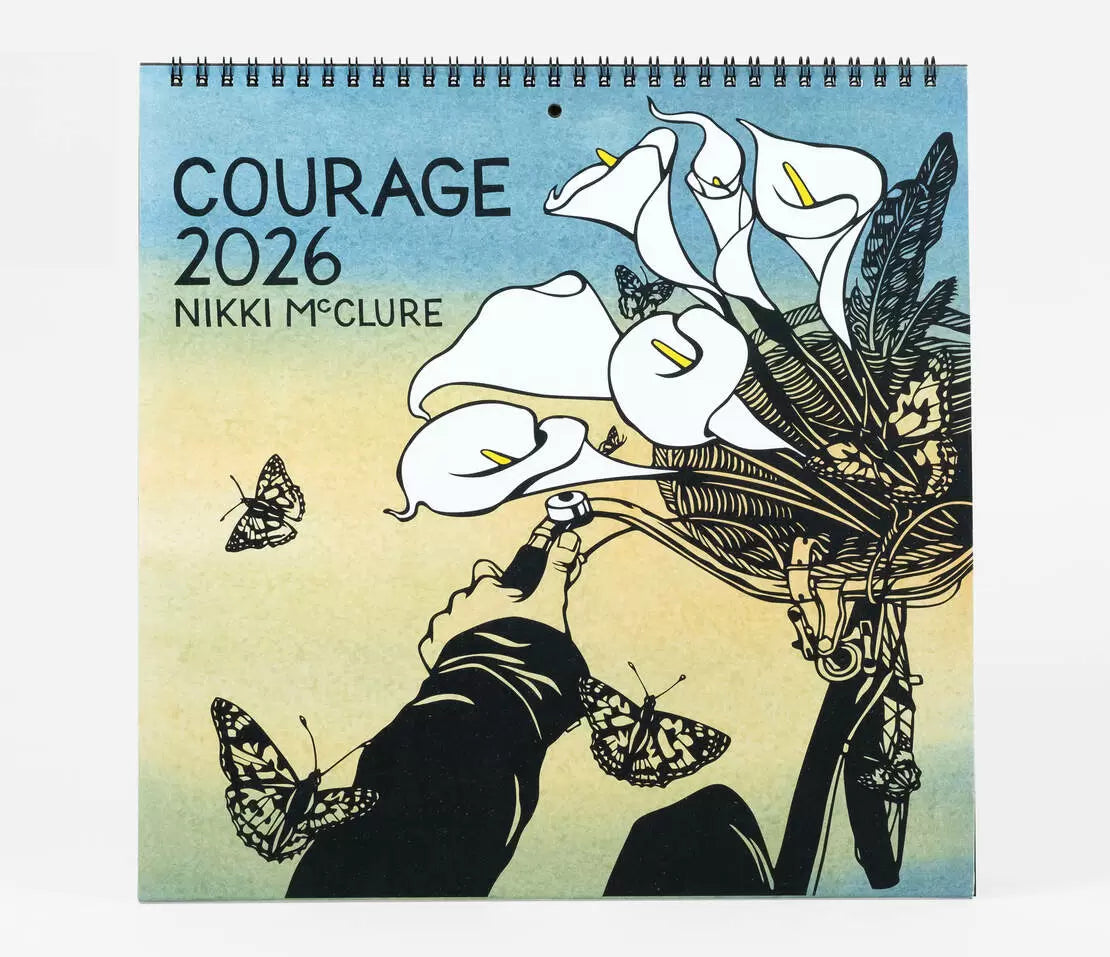 2026 Courage by Nikki McClure Wall Calendar