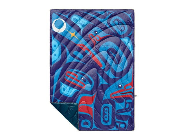 Raven, Moon & Stars Rumpl Blanket