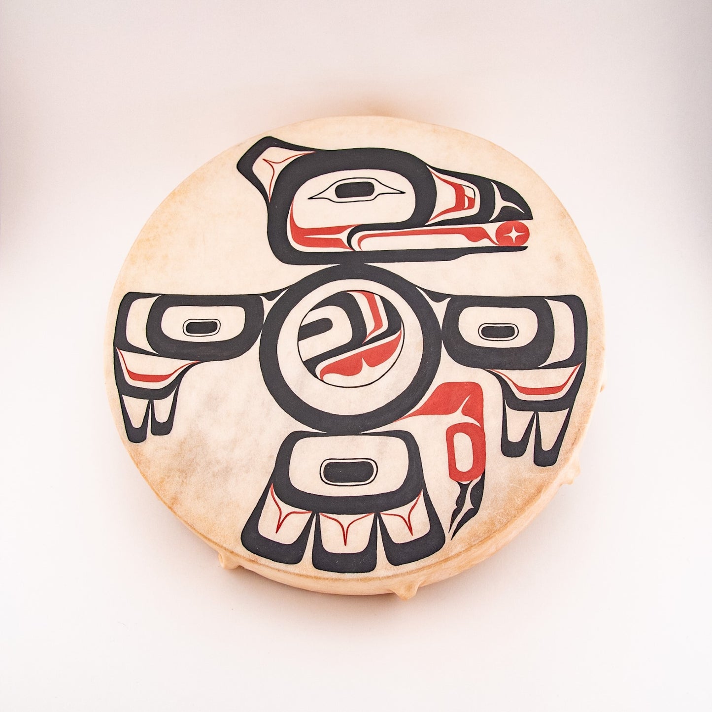 Elk Hide Drum - "Raven"