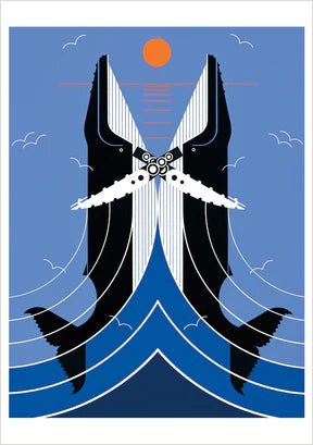 Charley Harper: Romance on the Richter Scale Notecard