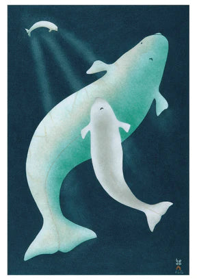 Kananginak Pootoogook: Whale Sounding Notecard