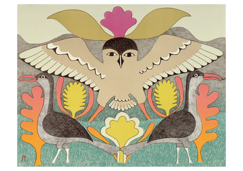 Kenojuak Ashevak: Bird Landscape Notecard