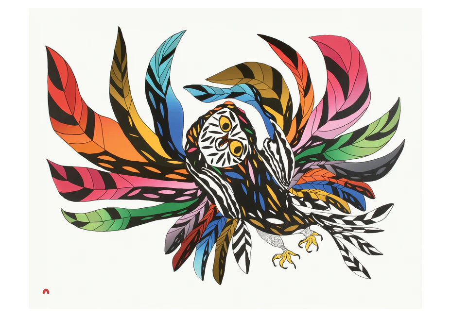 Ooloosie Saila: Festive Owl Birthday Card