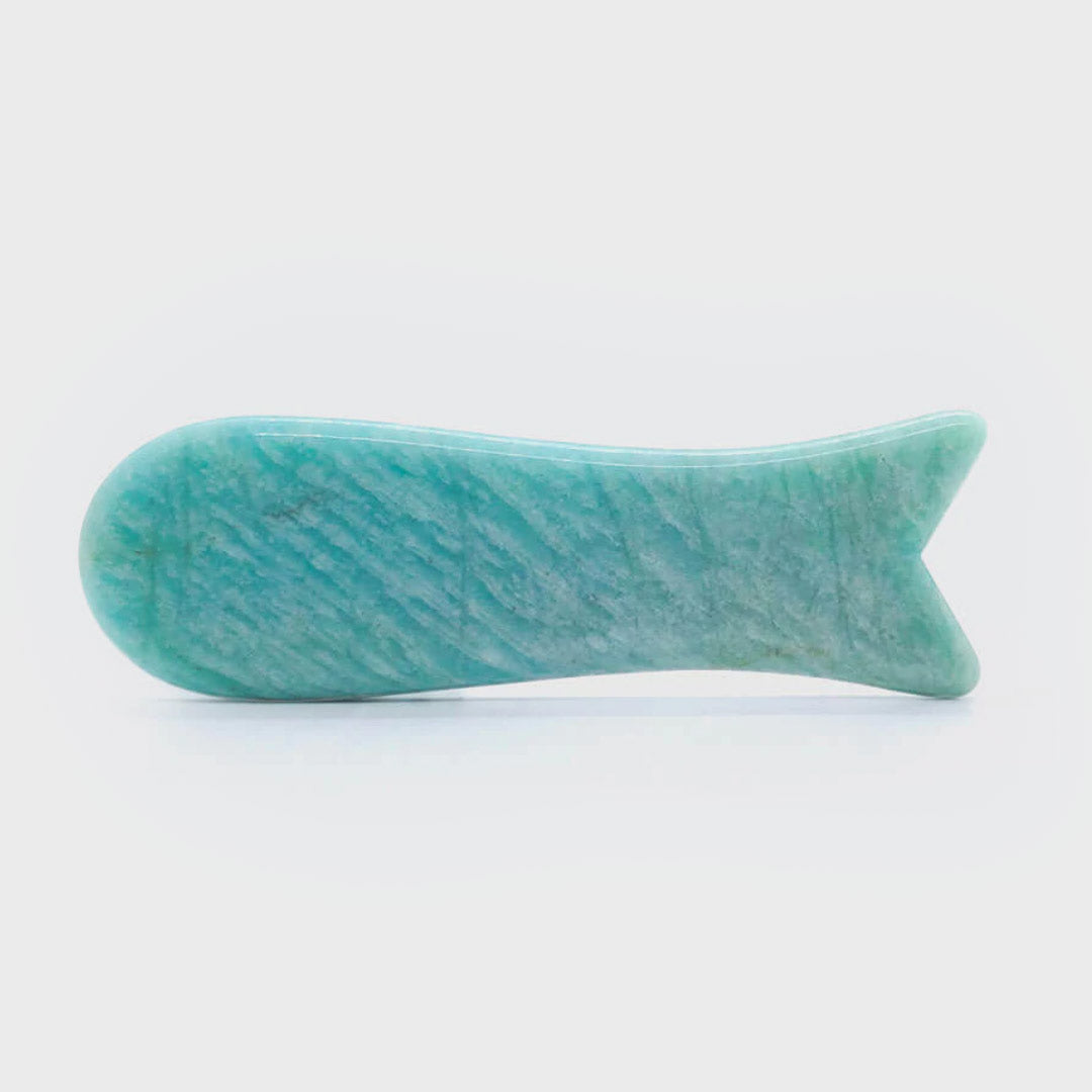Glacier Chill Amazonite Gua Sha Facial Lifting Tool