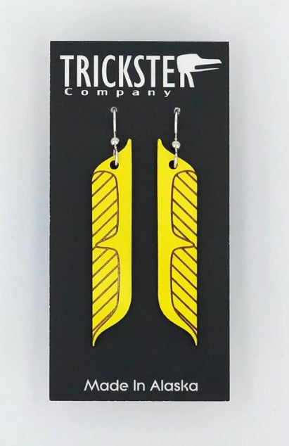 Baleen Earrings - Yellow