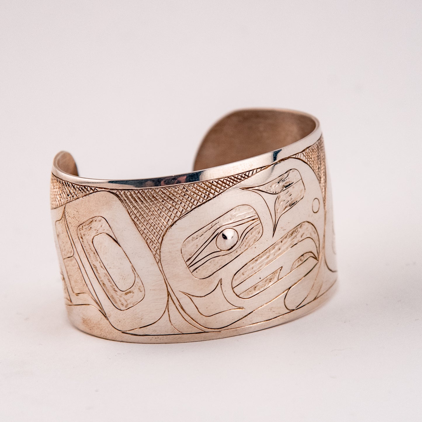 Sterling Silver Eagle Cuff - 2"