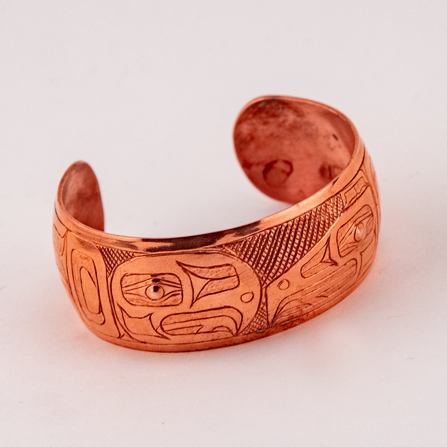 Copper Lovebirds Cuff - 1"