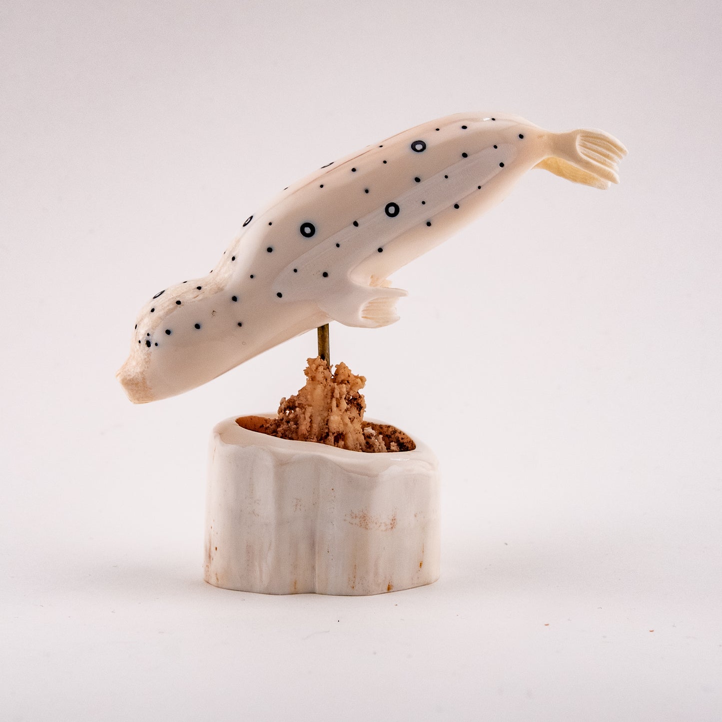 Swimming Seal Sculpture