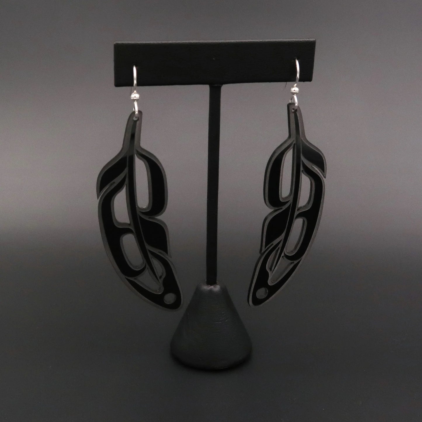 Large Feather Earrings