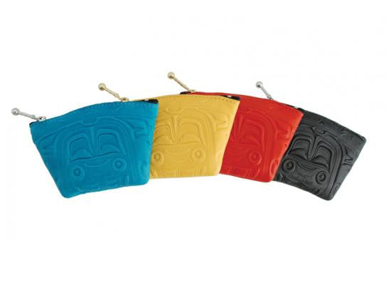 Embossed Leather Mini Coin Purse