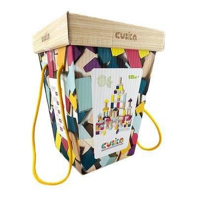 Toysmith - Cubika Wooden Blocks Construction Kit