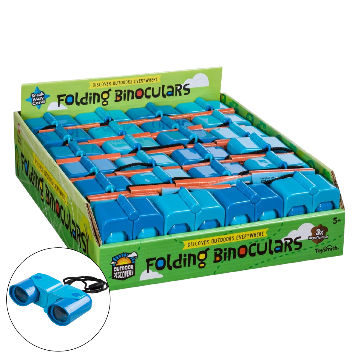 Toysmith - Outdoor Discovery Folding Binoculars