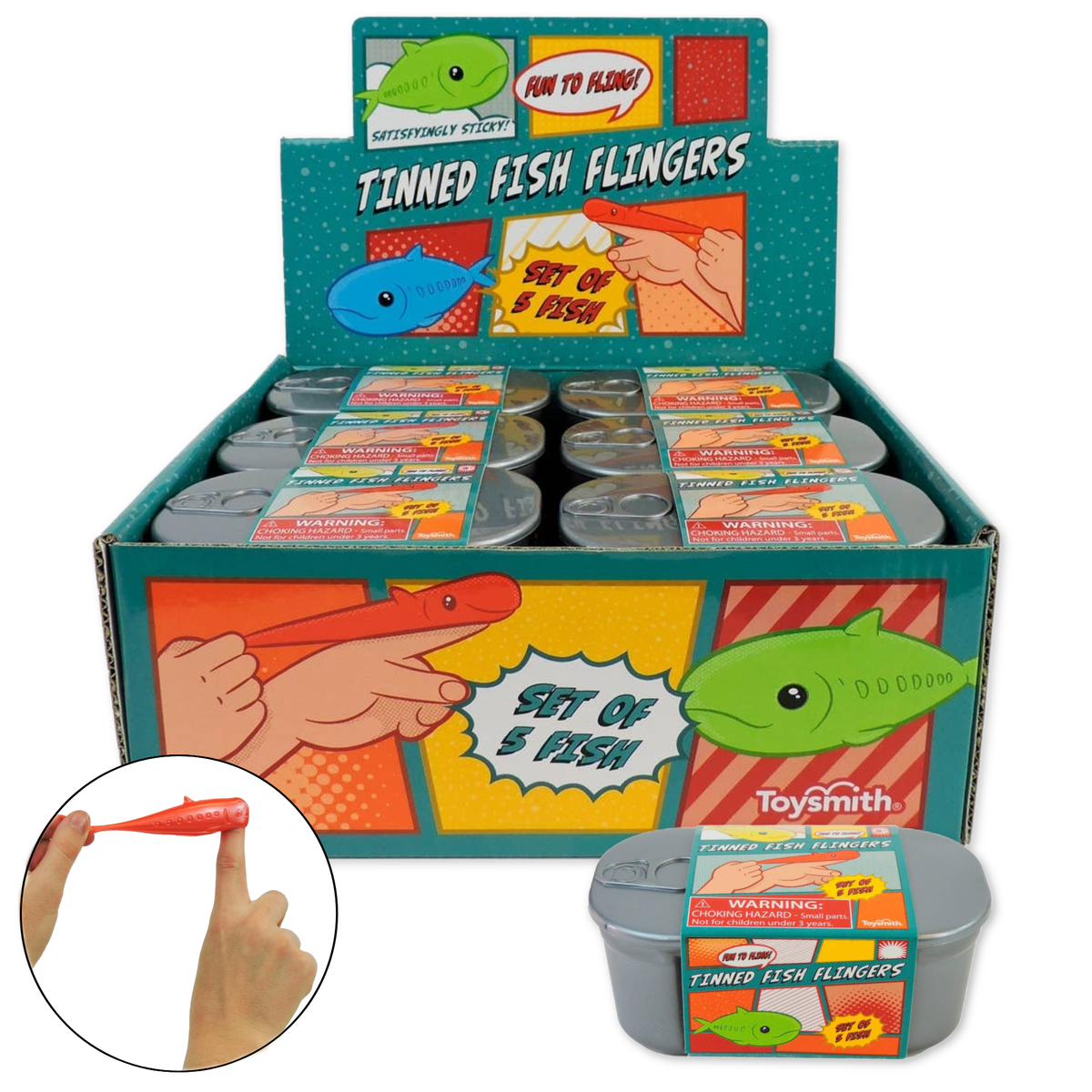 Toysmith - Tinned Fish Flingers