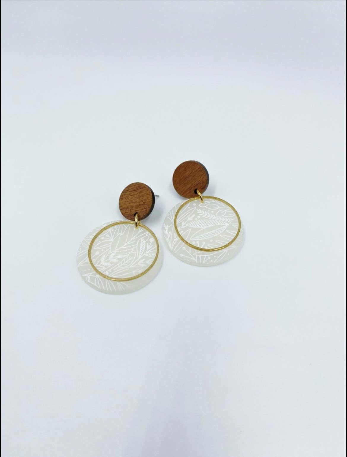 Translucent Botanical Earrings