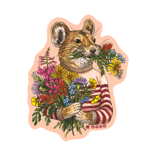 PIKA & WILDFLOWERS by Rachel Kozlowski