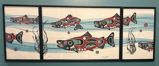 Israel Shotridge Studios - Salmon Homecoming: Triptych