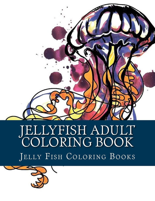 Jellyfish Adult Coloring Book