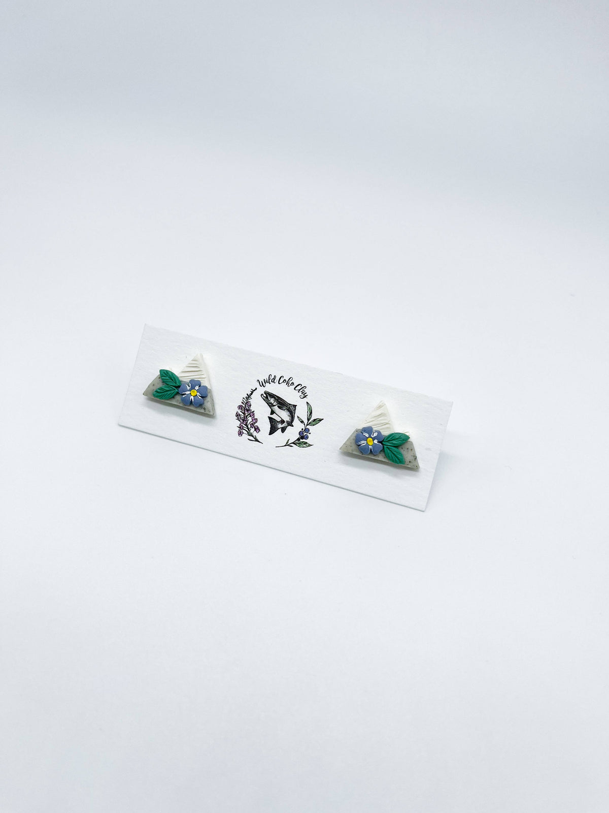 Forget Me Not Mountain Studs
