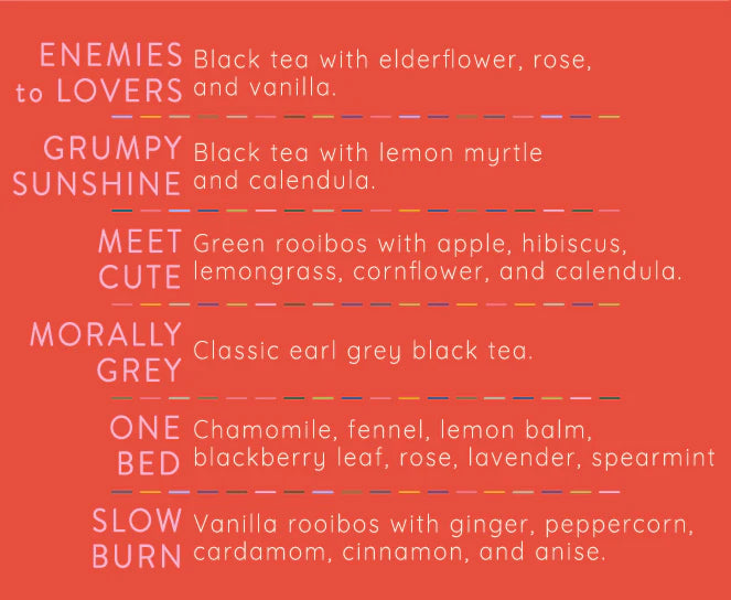 Cliché Teas - Reader's Tea Sets
