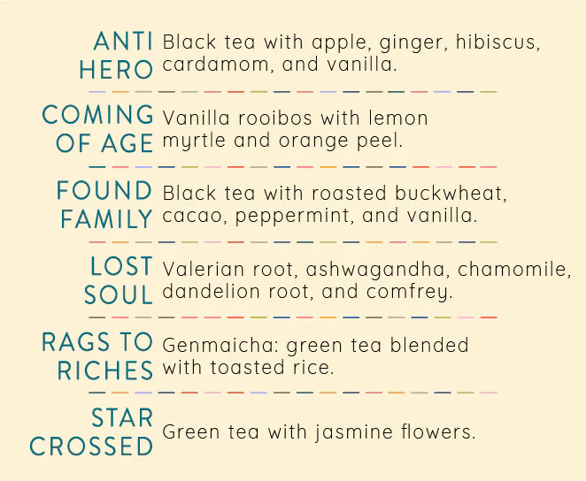 Cliché Teas - Reader's Tea Sets