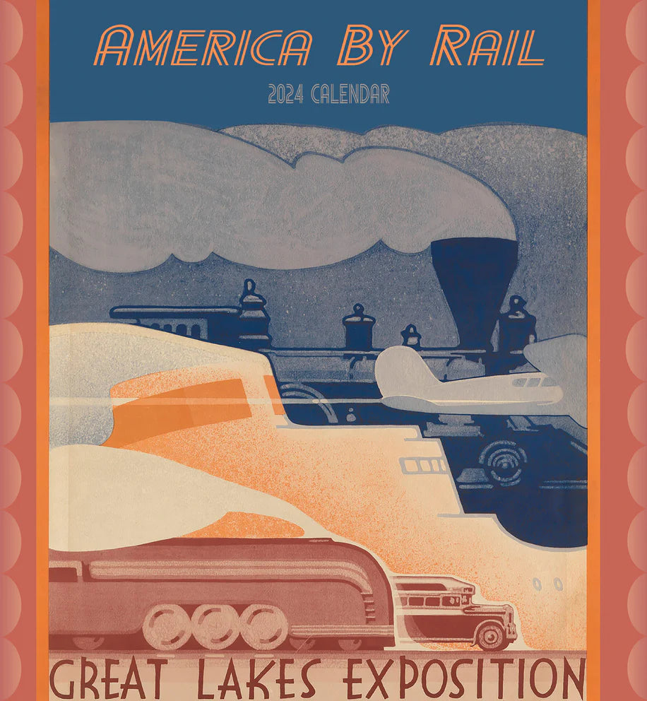 America by Rail 2024 Wall Calendar
