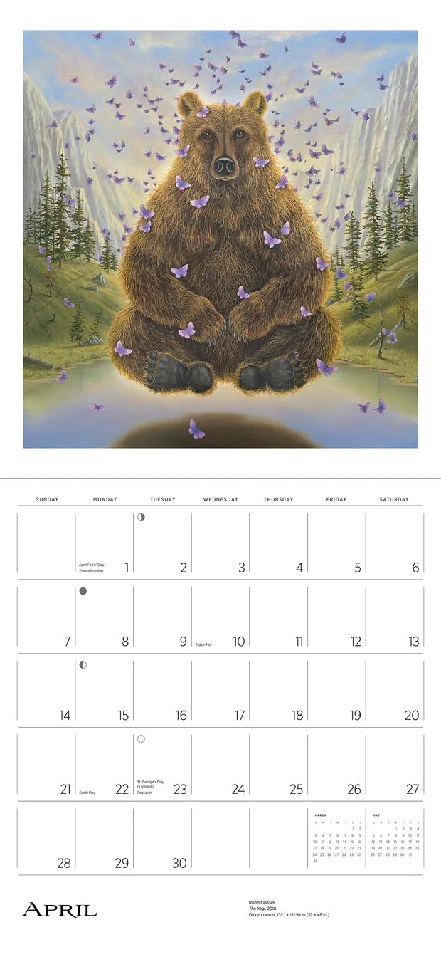 Spirit: The Paintings of Robert Bissell 2024 Wall Calendar
