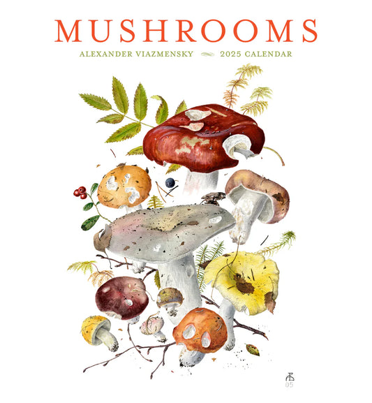 2025 Mushrooms: Alexander Viazmensky Calendar