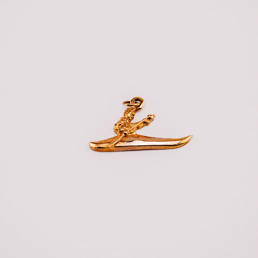 Charm - Gold Kayaker