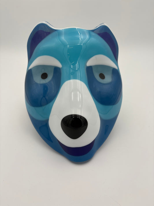 Lewmor Studio - Blue Glass Bear Mask