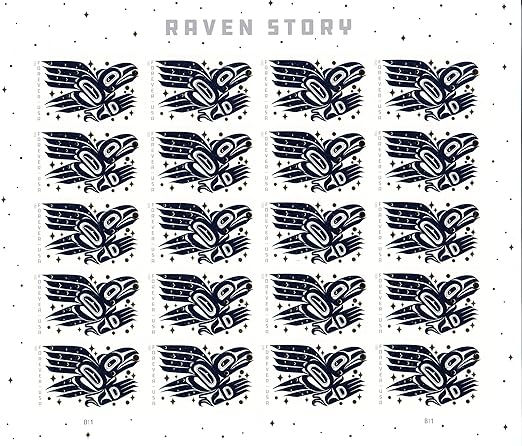 Limited Edition Raven Story Full Plate Sheet 120 Stamps