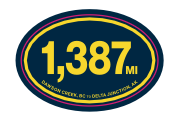 Anchorage Museum Exhibition Alcan Highway Stickers