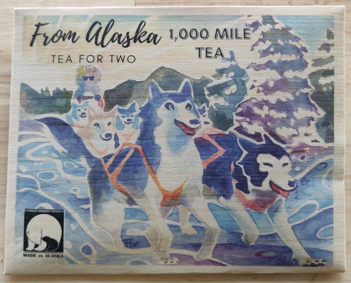 Sipping Streams Tea Co. - Tea for Two Wooden Postcards