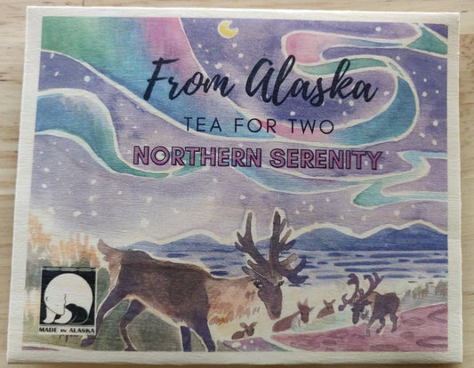 Sipping Streams Tea Co. - Tea for Two Wooden Postcards