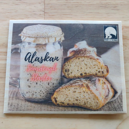 Sipping Streams Tea Co. - Sourdough Starter Wooden Postcard