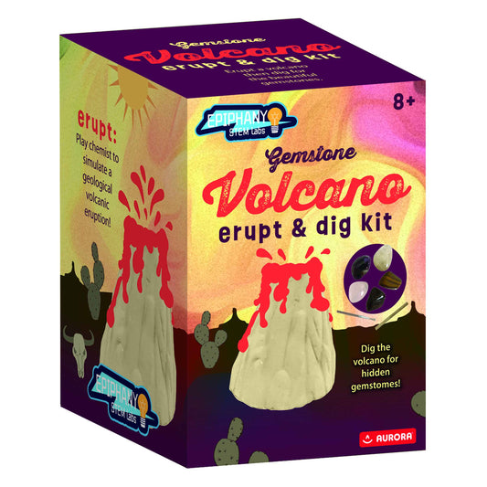 Aurora World Inc. - Gemstone Volcano Erupt & Dig Kit