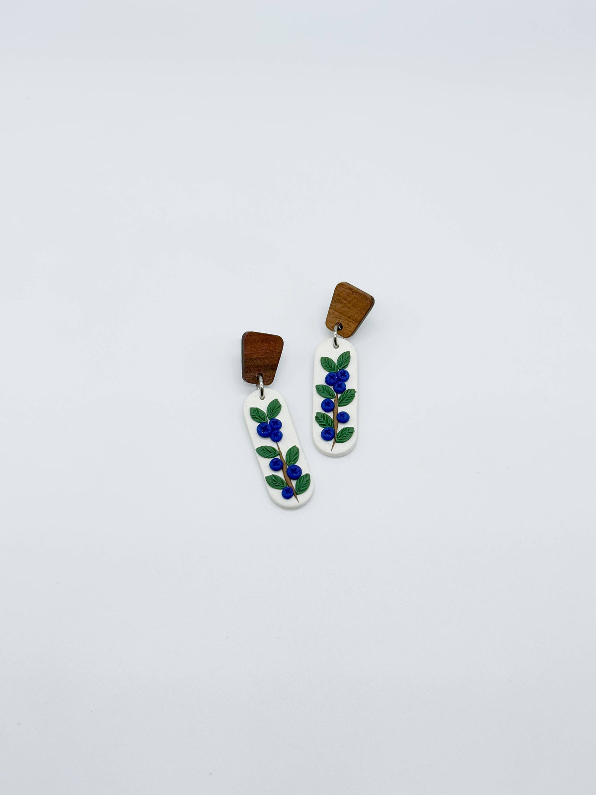 Blueberry Dangles on Wooden Posts