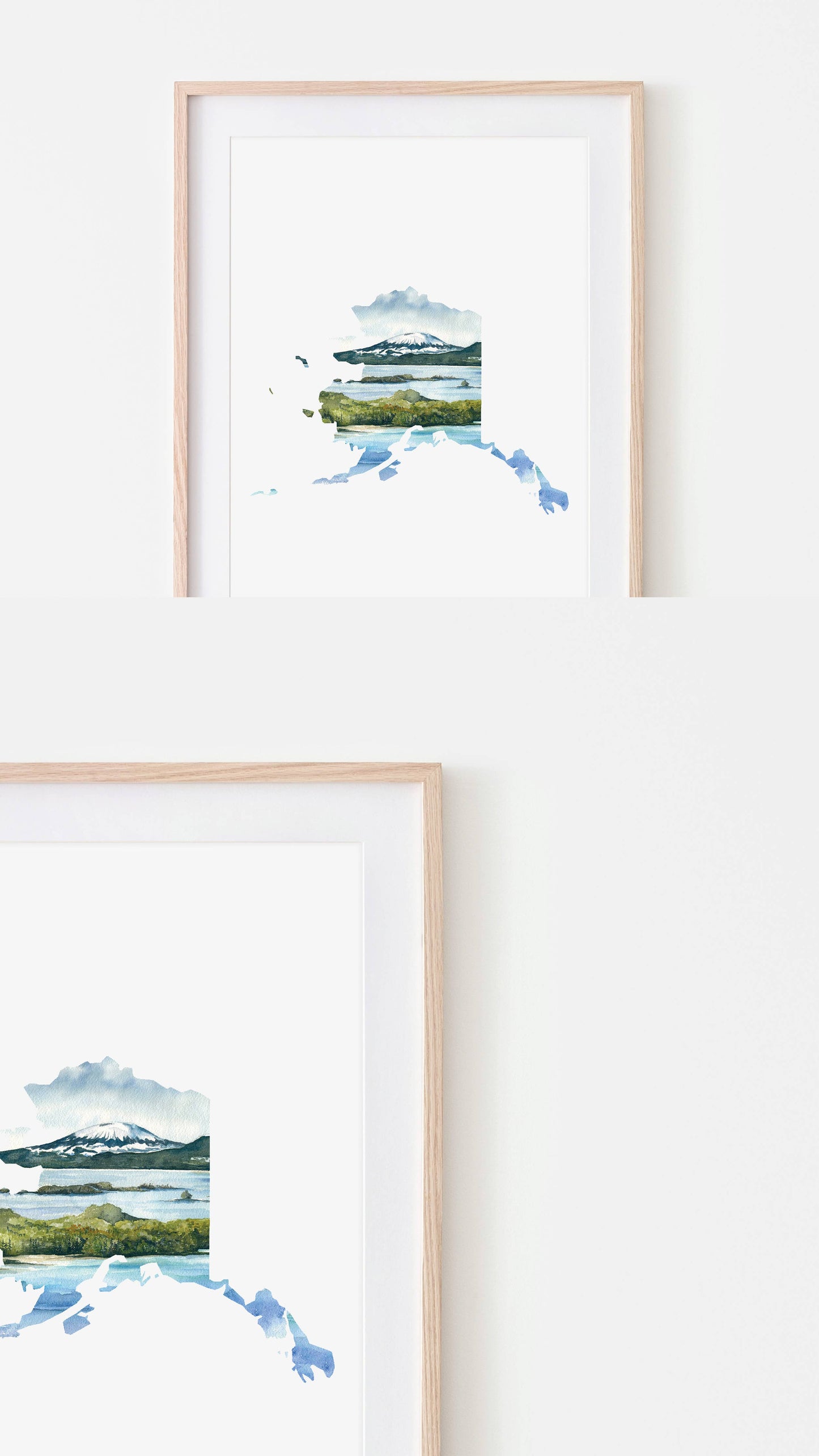 State of Alaska Art Print