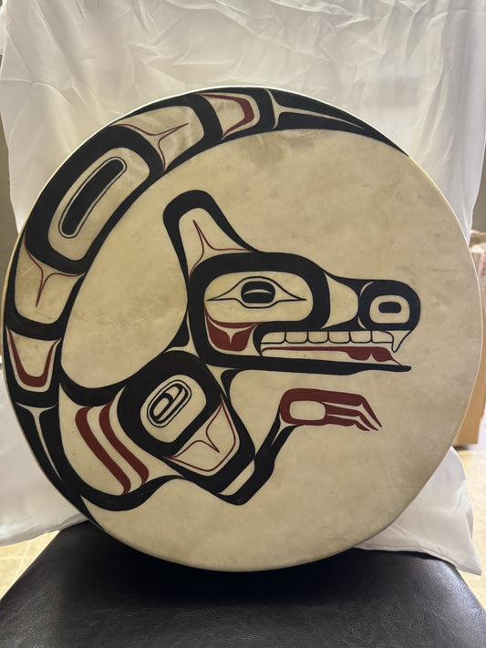 Elk Hide Drum- "Wolf Drum"