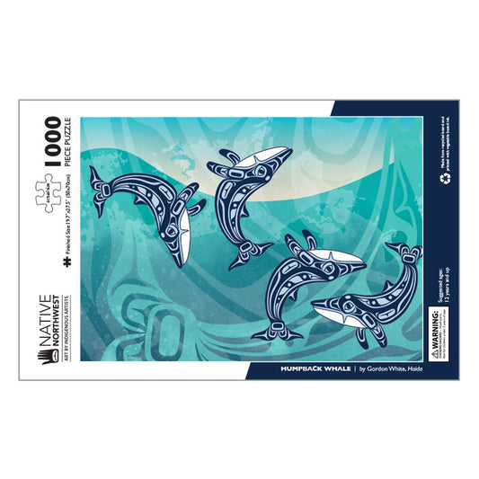 Native Northwest - 1000 Piece Humpback Whale Jigsaw Puzzle