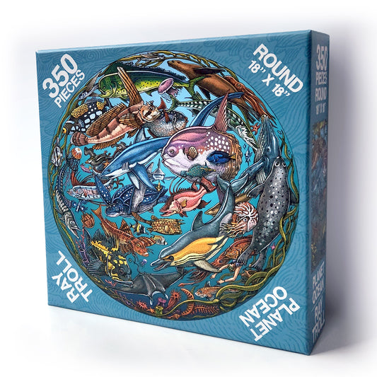 350 Piece Ray Troll Planet Ocean Jigsaw Puzzle