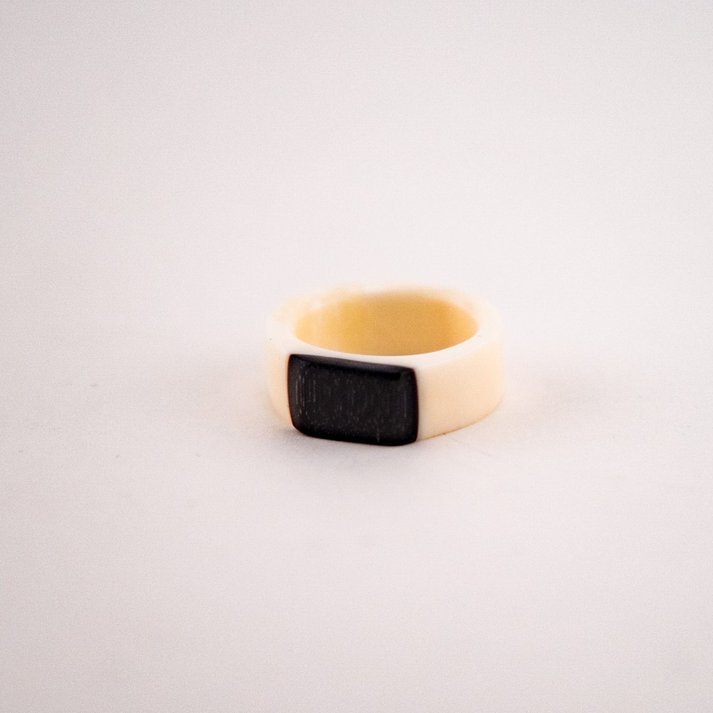 Walrus Ivory and Baleen Ring