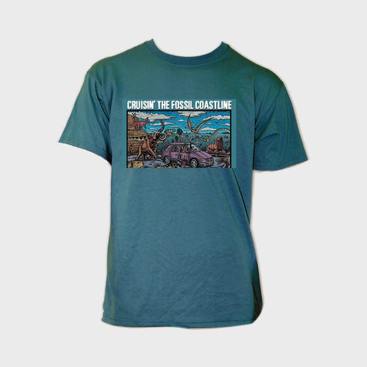 T-Shirt: Adult "Cruisin The Fossil Coastline"