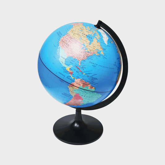11" Desktop Political Globe